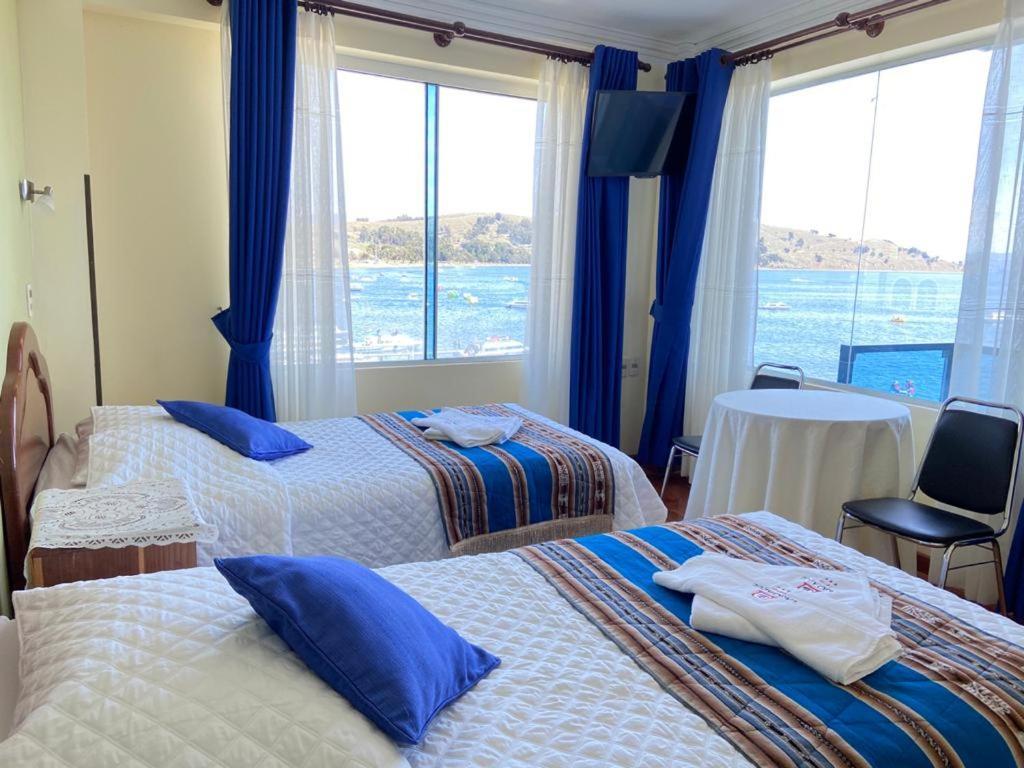 Hotel Lago Azul Copacabana (Lake Titicaca) Quarto foto